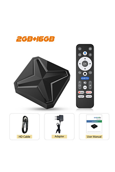 Choice EU Plug 2GB16G Vi 2025 Mortal Q1 MINI+ Android Box TV Dual UI interface Android 14.0 RK3518 8K Wifi