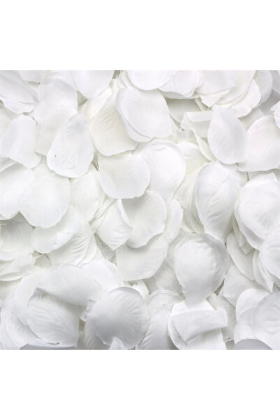 Choice 1000 قطعة من بتلات الورد الاصطناعي، بتلات زهور بيضاء مزيفة لحفلات الزف...