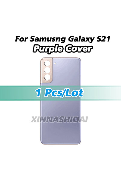 Choice8 1 قطعة غطاء أرجواني جديد غطاء خلفي للبطارية لهاتف S21 غطاء خلفي للبطا...