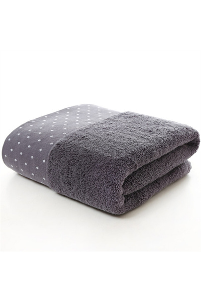 Choice5 35x75cm grey 100% Cotton Bath Towel Set Luxury Quick Drying Hotel Qua...