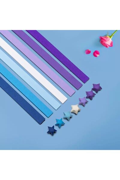 Choice 14 540 ورقة من ورق الأوريجامي نجوم ورقية اصنعها بنفسك حرف يدوية نجمة ا...