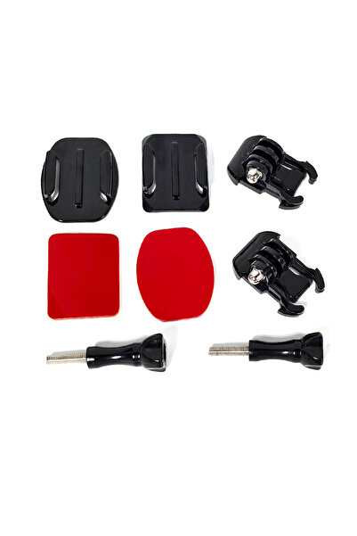 Choice قاعدة لاصقة مسطحة منحنية باللون الأسود مناسبة لكاميرا Gopro Hero 13 12...