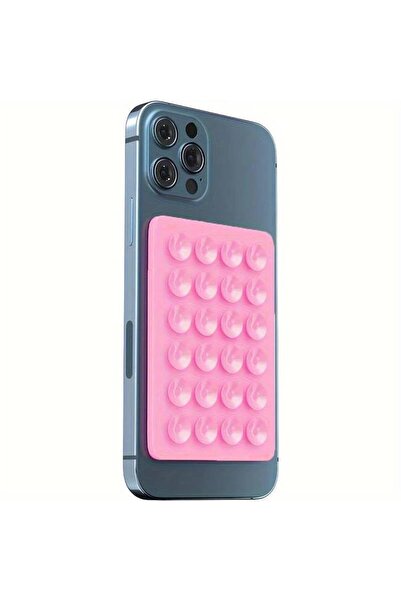 choice2 كوب شفط مربع من السيليكون متعدد الألوان باللون الوردي مدعوم بكوب شفط قوي لاصق ...