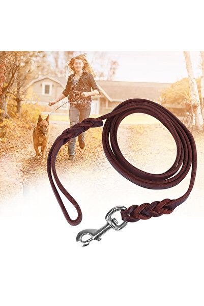 Choice 1.6M 3Types Pet Dog Leash Safety Rope Cowhide and Leather Belt For Walking Running Training Dog Tra