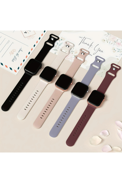 Choice 38 40 41 مم تركيبي 5 قطع حزام سيليكون لسوار الساعة 46 مم 44 مم 45 مم 4...