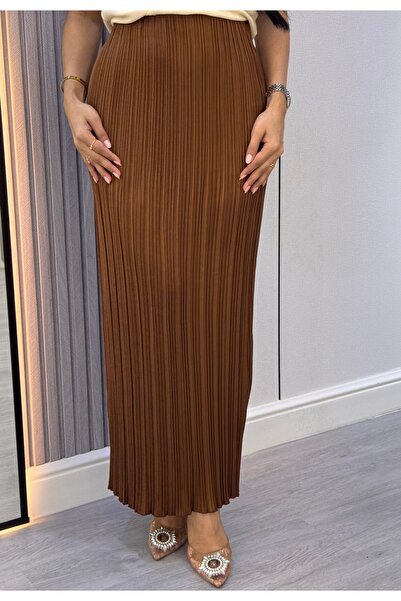 SELSAL straight pleated skirt