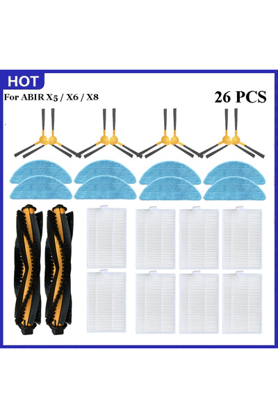 Choice set 1 For ABIR X5 X6 X8 Genio Navi N600 Robotic Vacuum Cleaner Parts M...