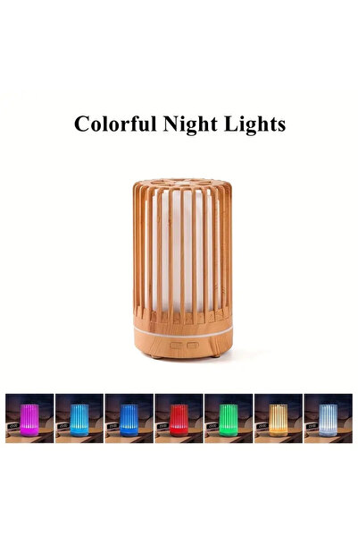 Choice Light wood color Air Humidifier Aromatherapy Machine Bird Cage Ultrasonic USB Humidifier, Essential