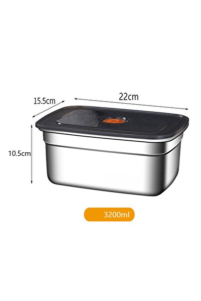 Choice 3200ML High Quality Stainless Steel Camping Lunch Box Sealed Refrigera...