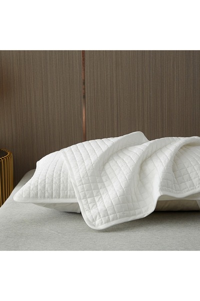 Choice غطاء وسادة قطني بيج - نصف عبوة - طبقة عازلة - غطاء وسادة واقي من زيت ا...