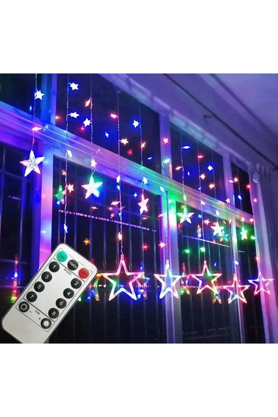 Choice ستارة خماسية LED RGB بمقبس الاتحاد الأوروبي، إضاءة ديكورية داخلية للغر...