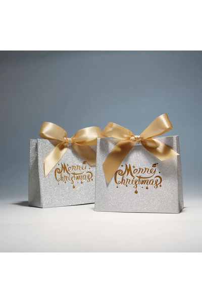 Choice1 10 قطع 11.5x4.5x10 سم D5 صندوق هدايا وأكياس عيد ميلاد سعيد مع شريط لت...