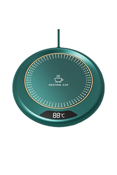 Choice سخان أكواب القهوة الذكي ذو درجة الحرارة الثابتة باللون الأخضر مع 3 إعد...