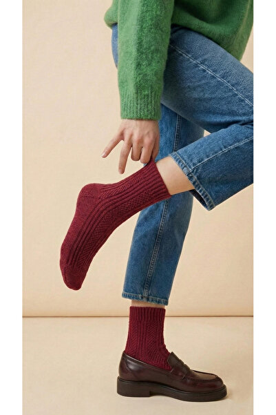 LAGRANZE Women's Wool Jacquard Socks