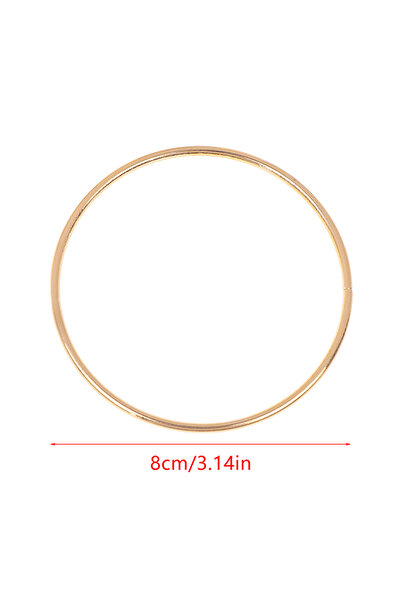 Choice 10 قطع ذهبية 3 بوصة/8 سم من حلقات معدنية معلقة على شكل ماسك أحلام ذهبي...