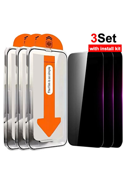 Choice9 for iPhone 17ProMax 3PCS Anti Spy Tempered Glass Screen Protectors fo...