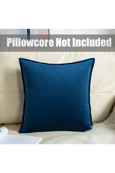 Choice غطاء وسادة مزخرف لغرفة المعيشة من قطعة واحدة بلون أزرق غامق مقاس 400 م...