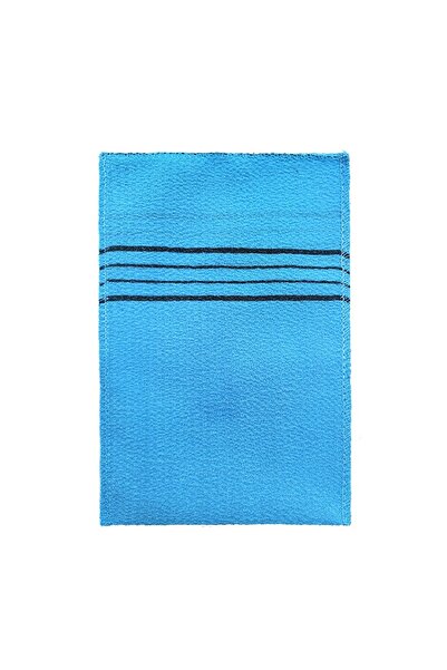 Choice مجموعة مناشف حمام مقشرة زرقاء، كورية إيطالية آسيوية، منشفة استحمام مقش...