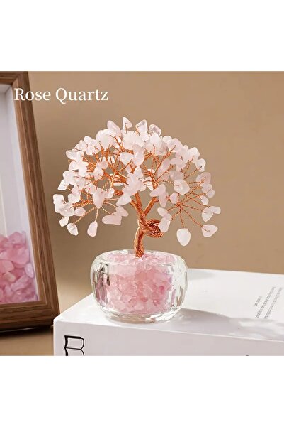 Choice قطعة واحدة من شجرة الحظ الكريستالية الطبيعية العشوائية من فنغ شوي شجرة...