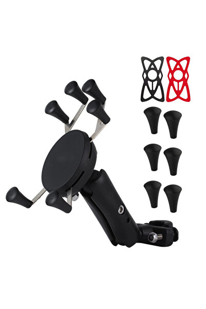 Choice 006 إضافة 6B غطاء دراجة نارية حامل مقود السكك الحديدية للدراجة الهاتف ...