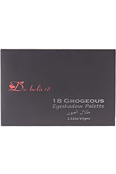 De Bela 18 Gorgeous Eye Shadow Palette With Applicator - 2.2 oz (2)