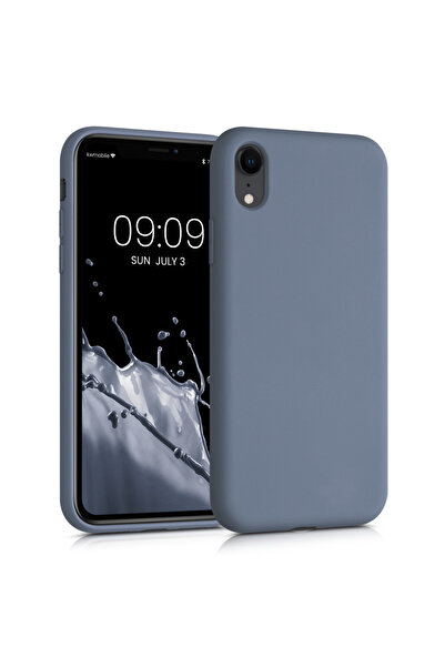 KWmobile Case for Apple iPhone XR, Silicone, Blue, 49983.12