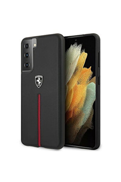 Ferrari FEOSIHCS21SBK S21 G991 black/black hardcase Off Track Leather Nylon Stripe