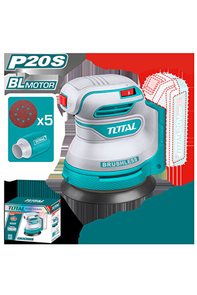 TOTAL TOTAL rotary sander, base size 125mm, Li-Ion 20V