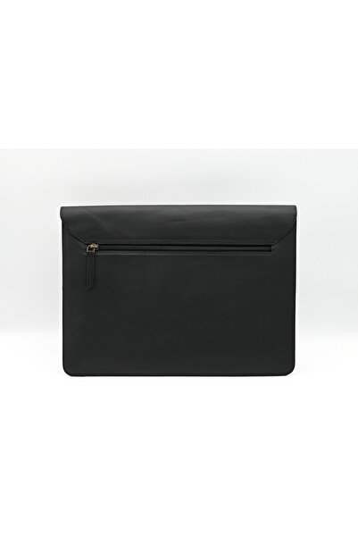 karenzi Handcrafted Genuine Leather Laptop Sleeve | 14-inch Velvet Lined Portfolio Case