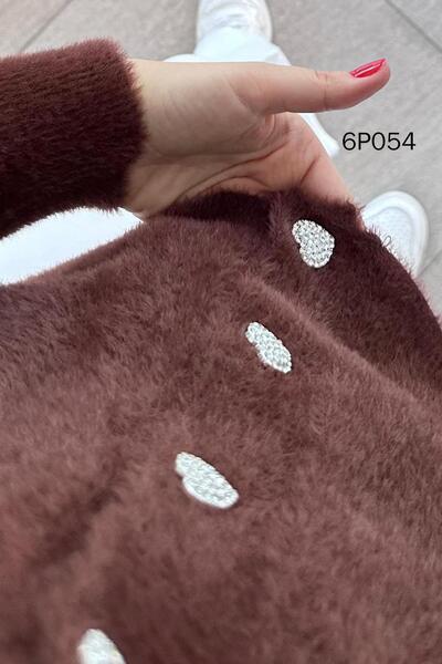 İnce Topuk Prive Series V Neck Knitwear Cardigan 6P054