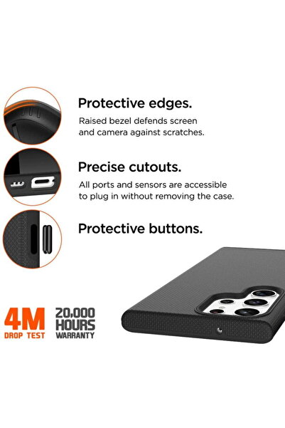 EIGER Husa North Case Samsung Galaxy S24 Ultra Black