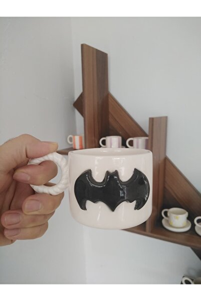 Zümrüdüanka Seramik Batman Kabartamalı El Yapımı Seramik Kupa