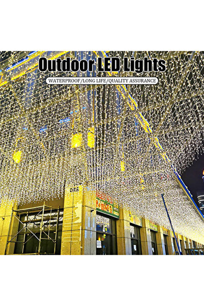 Generic Christmas garden courtyard outdoor lights LED waterproof light strings ambient lights