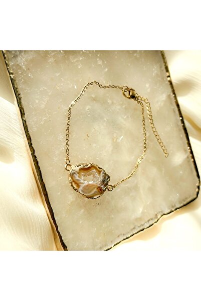 Moonlight Jewelry Brățară „Deșert de Aur” - Geodă