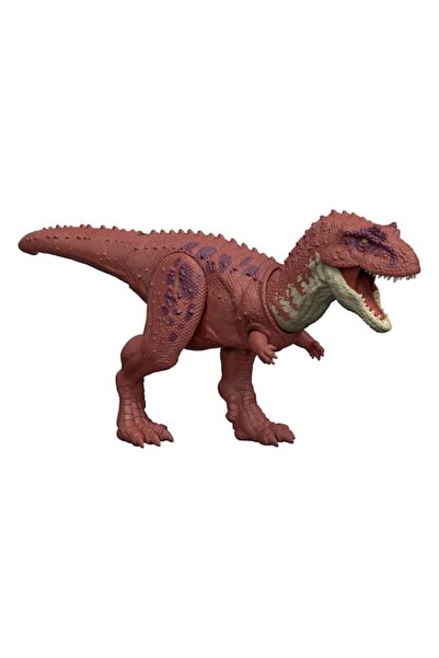 mattel Jurassic World Rebirth Aucasaurus Action Figure, 12 cm, with sound, multicolor