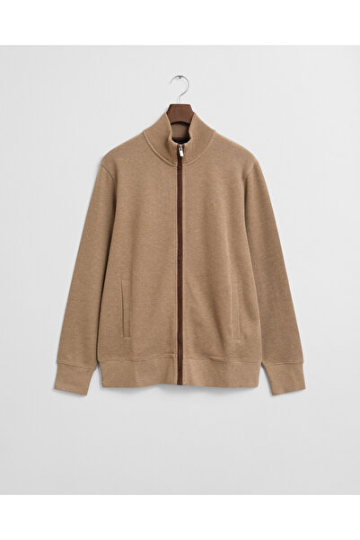 Gant Erkek Bej Regular Fit Fermuarlı Hırka