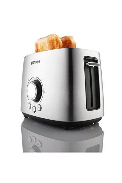 Gorenje T1000E Toaster, 1000 W, 7 Levels, Cool-touch Walls, Stainless Steel