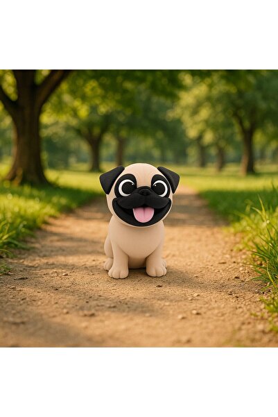 PrintForge Figurina Pugsy wiggle, 3D articulata, PrintForge, 7x4x5 cm, PLA, f...