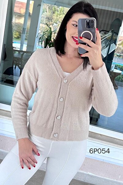 İnce Topuk Prive Seri V Yaka Triko Hırka 6p054