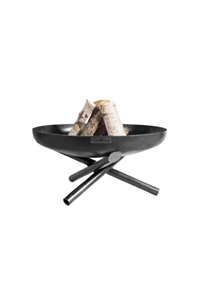 OEM Outdoor fireplace, raw steel, round, handmade, 60 x 36 cm