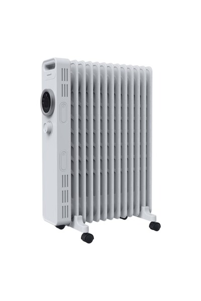 GOODHOMES Tekapo electric radiator NY2513-24M, 2500W, 13 fins, 45 x 64 x 24 c...