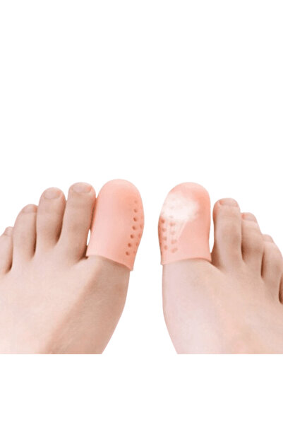CRM Set de manșoane de protecție din silicon pentru degetul mare de la picior, CRM, respirabile, roz