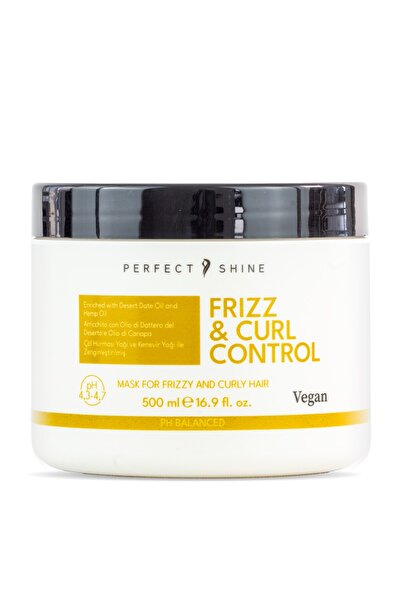 PERFECT SHINE Frizz & Curl Kıvırcık Dalgalı Saçlar İçin Kenevir ve Çöl Hurmas...