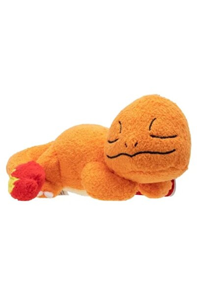 Jazwares Pokemon Plush - Sleeping Charmander, Jazwares, 13 cm, Orange