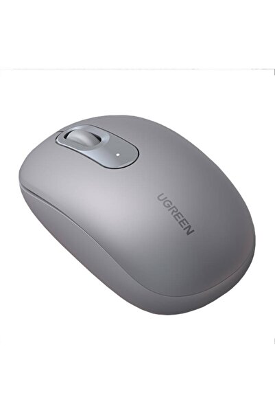 Ugreen Mouse wireless 800-2400 DPI, USB 2.4GHz, design compact și ergonomic, gri deschis la culoare
