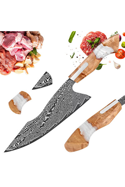 NEOSOR Professional Chef Knife 8 inch Damascus Steel 67 Layers, Ultra Sharp, Wooden Handle