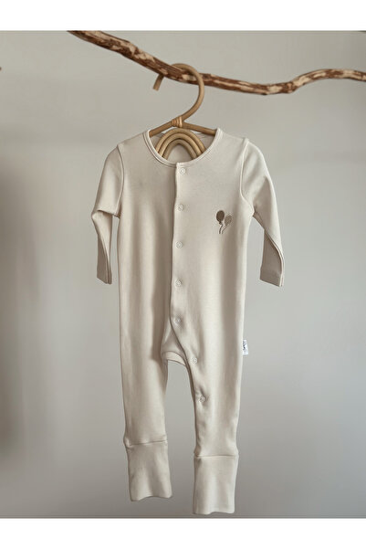 Tarkito Baby Long Sleeve Baby Rompers Open Close Booties 100% Cotton Extra Soft Texture Oeko-Tex Certified