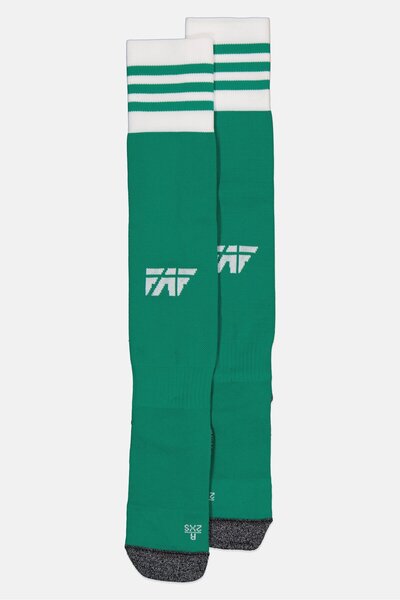 adidas kids Boy 1 Pair Brand Logo Long Crew Socks, Green