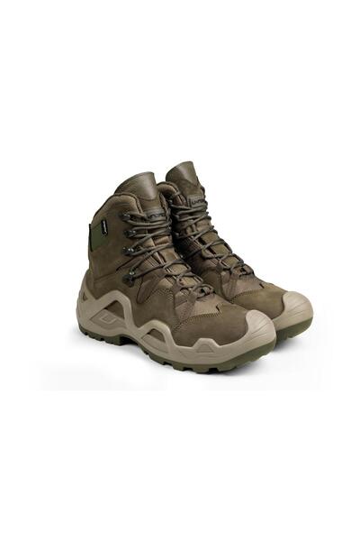 Outdoor One U-Force Su Geçirmez Tactical Outdoor Askeri Fermuarlı nubuk bot Haki