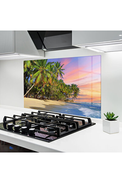 Arthub Panou Sticla Bucatarie, Protectie aragaz, Termorezistent, Peisaje, Coc...